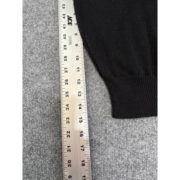 Vintage Tyrolia by HEAD Black Red White Ski sweater Size Small wool blend Men S - Picture 6 of 7